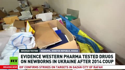 "WESTERN PHARMA tested drugs on newborns in Ukraine after 2014 coup"