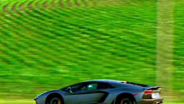 The speed of a luxury car