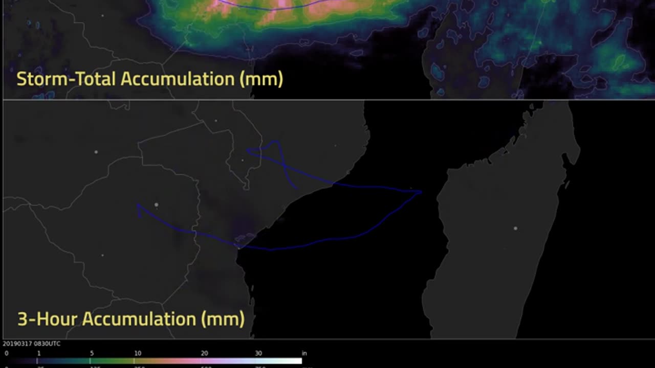 Tropical Cyclone Idai Rainfall Measurements