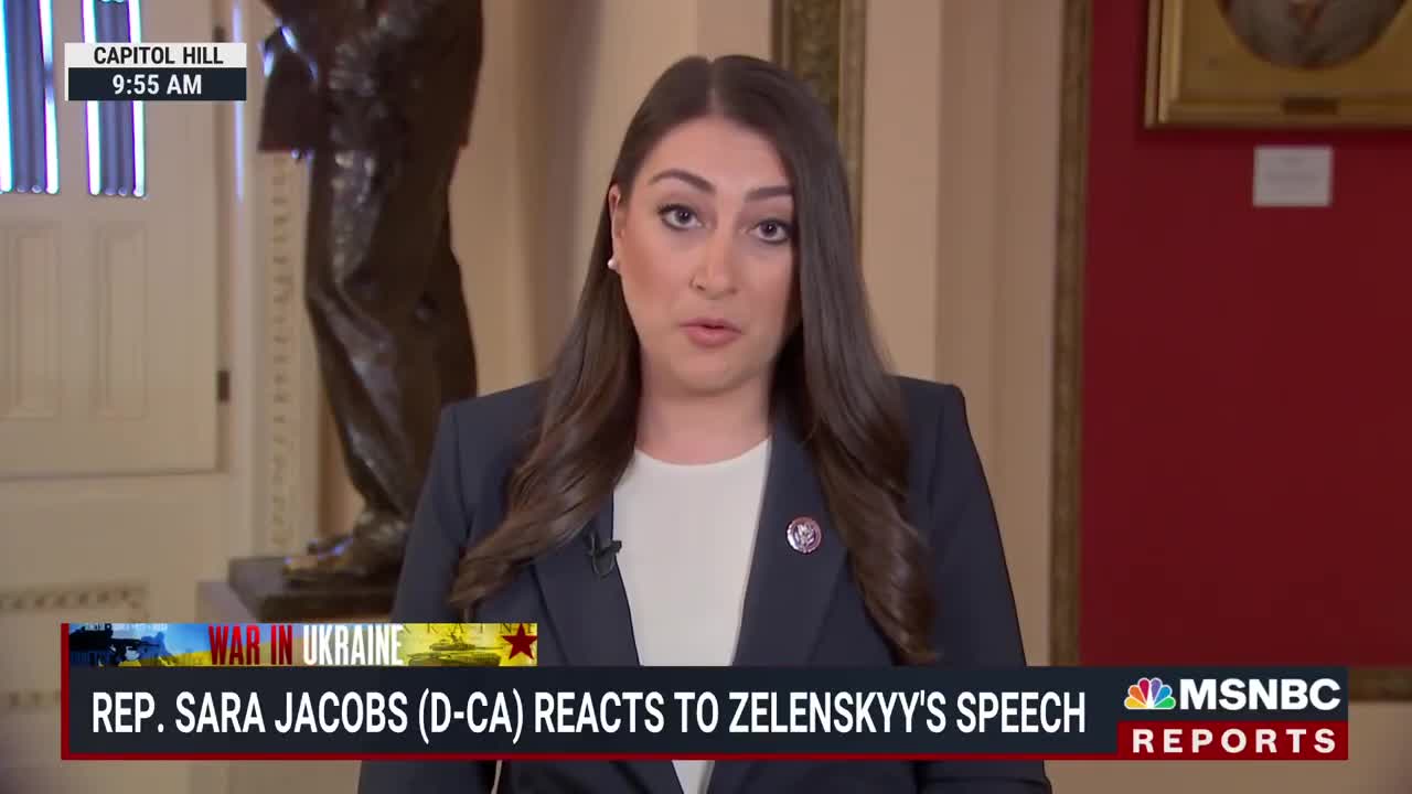 Rep. Jacobs Responds To President Zelenskyy’s Speech To Congress