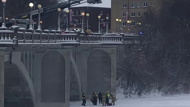 Rescue from the Rideau Street Bridge