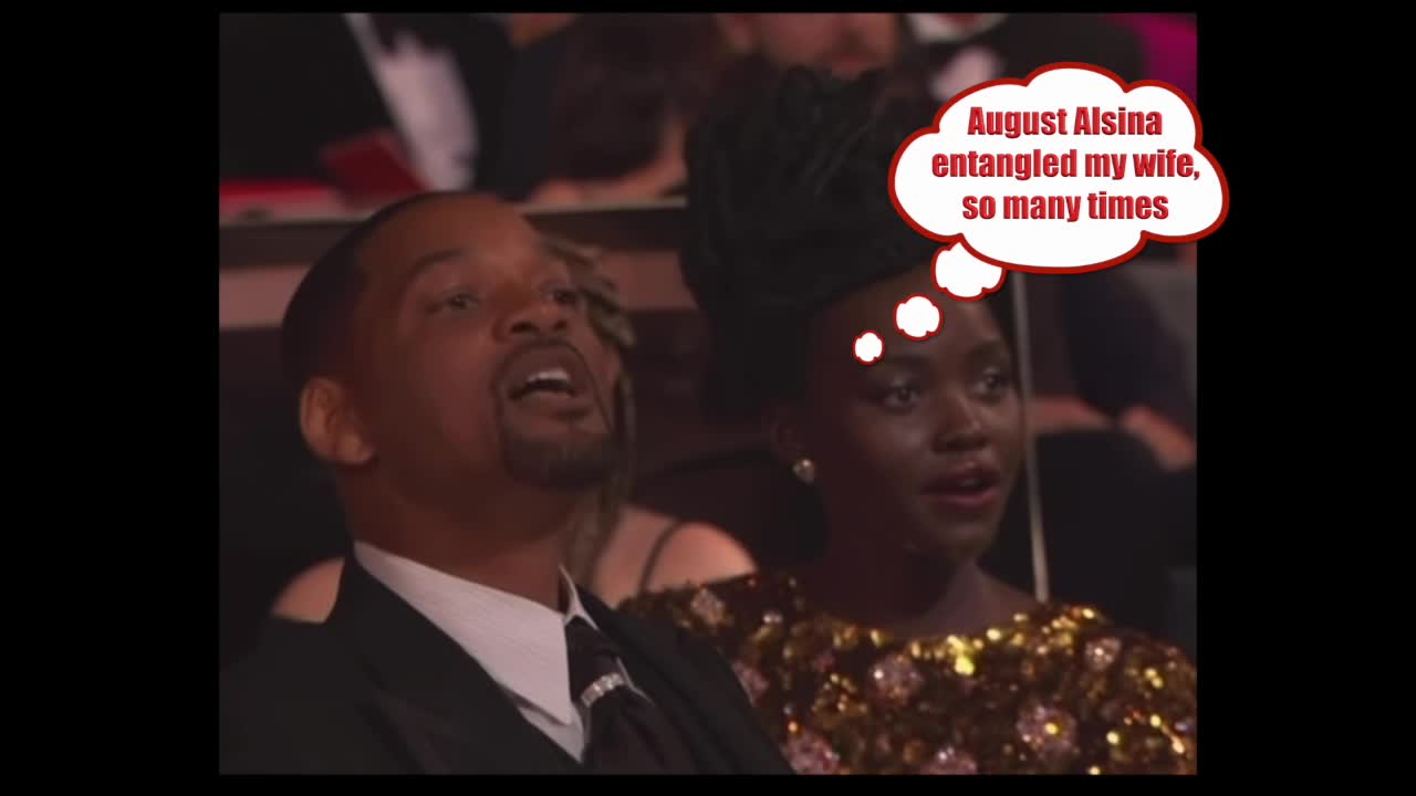 Will Smith puts some fresh prints on Chris Rock's face !