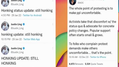 CANADIAN TRUCKERS HAULING LEFTY SALT