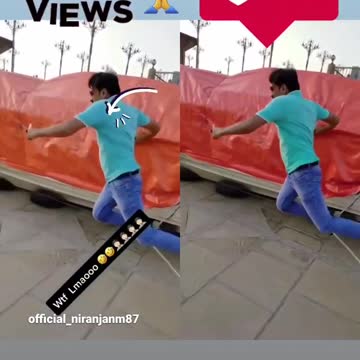 Baby and puppy besties love playing outside together #136985214