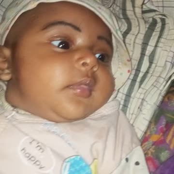 Baby Scares Himself By Touching