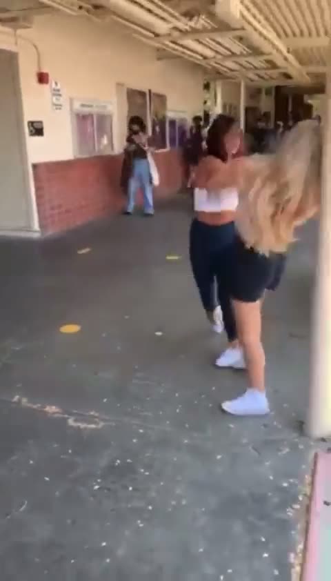 Blonde VS brunette 🤜