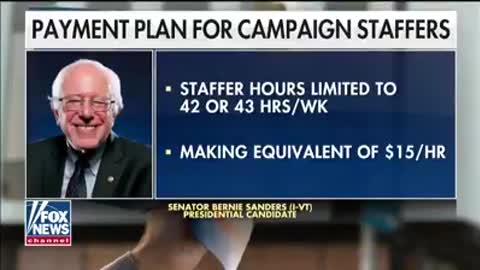 Bernie Sanders hypocrisy on full display as he cuts campaign staffs hours