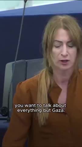 Clare Daly's microphone is switched off mid-speech in Brussels.