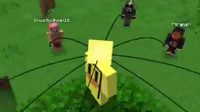 Minecraft Manhunt but 8 of my FRIENDS try to SAVE HIM!