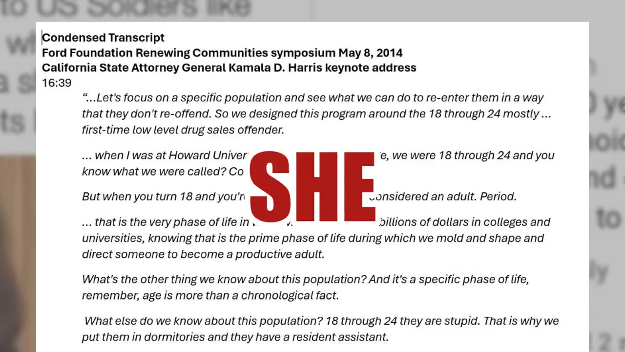 Fact Check: Kamala Harris Did NOT Seriously Call 18- To 24-Year-Olds 'Stupid'