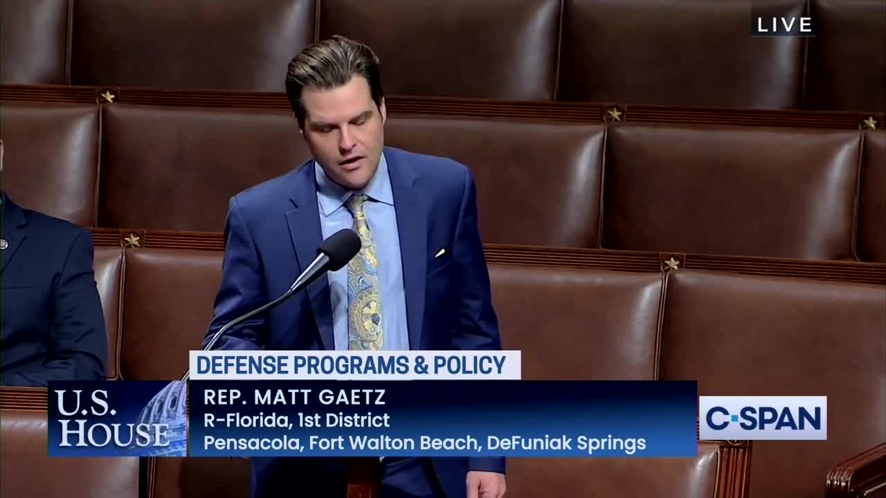 Gaetz: America Will Win The Future