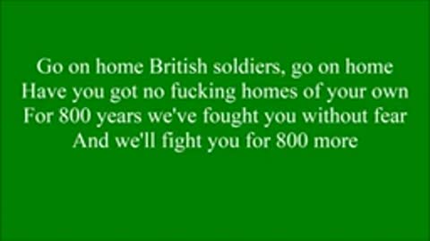 Go on Home British Soldiers Go on Home - Irish Rebel Song 🇮🇪