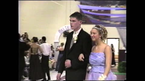 2000-01 WPHS Vids 092 Prom 058 Grand March Couple 31 by Glenn Strader