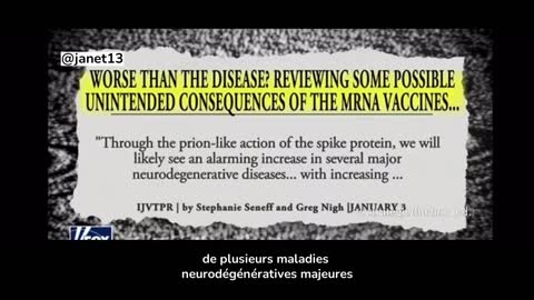 Cas de maladies neuro-dégénératives provoquées par les vaccins