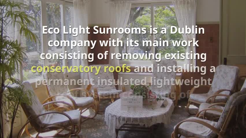 lightweight Conservatory Roof In Dublin