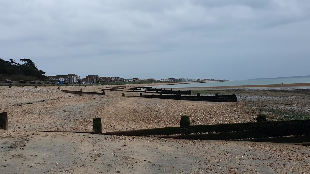 Lee on solent beach walk