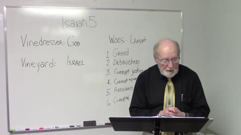 "The Book Of ISAIAH" Chapter 5