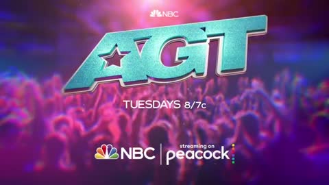Simon singing on agt