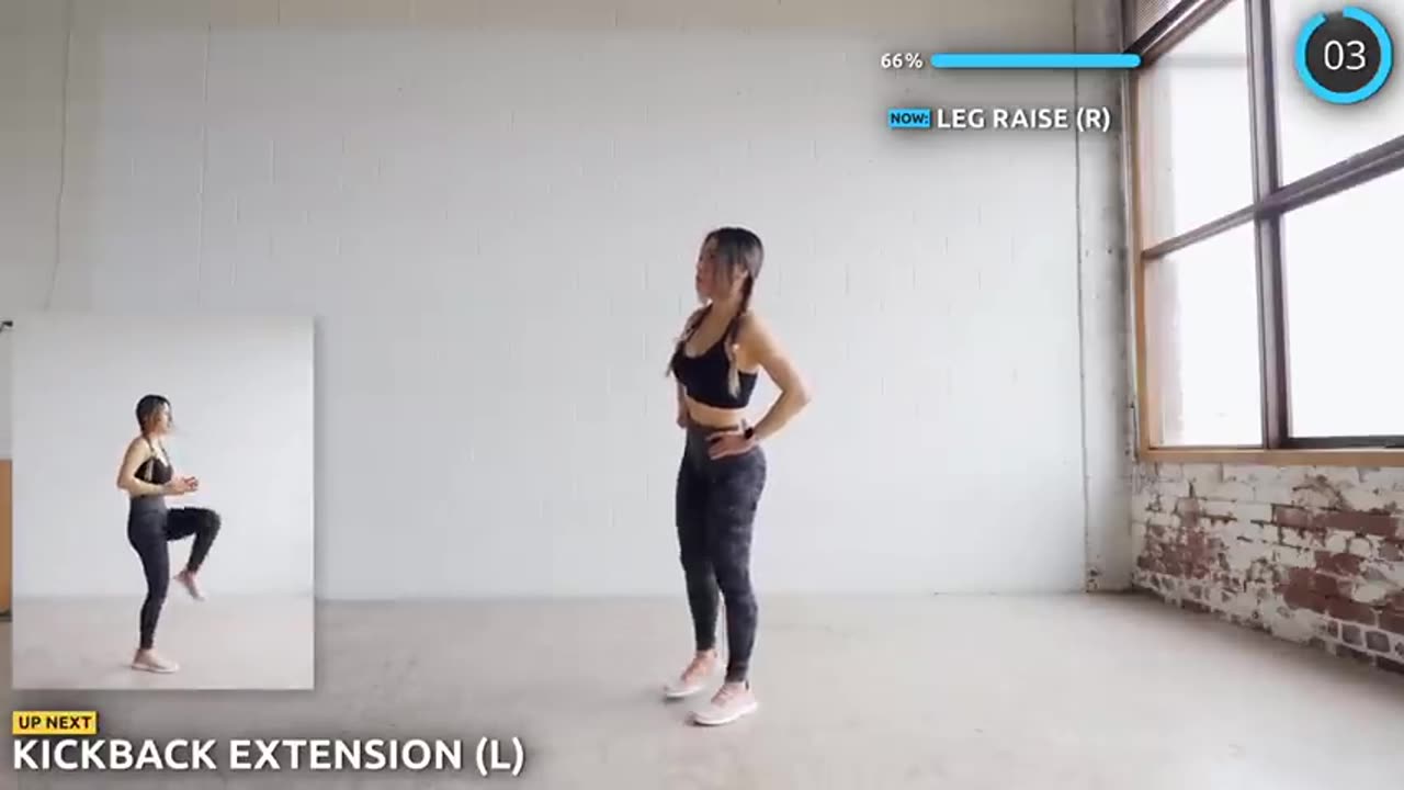 Full Body No Jumping Workout To Burn Fat _ Burn Thigh Fat Low Impact Cardio
