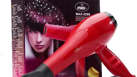 سيشوار شعر Max2288 – أحمر