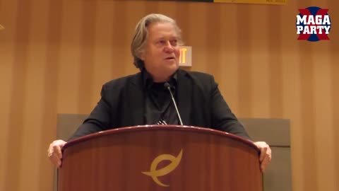 Banon goes off. Trump the first person to win the election three times.