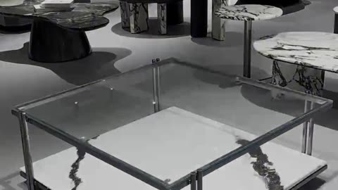 Experience the Ultimate Elegance: Flawless Nano Marble Coffee Table!