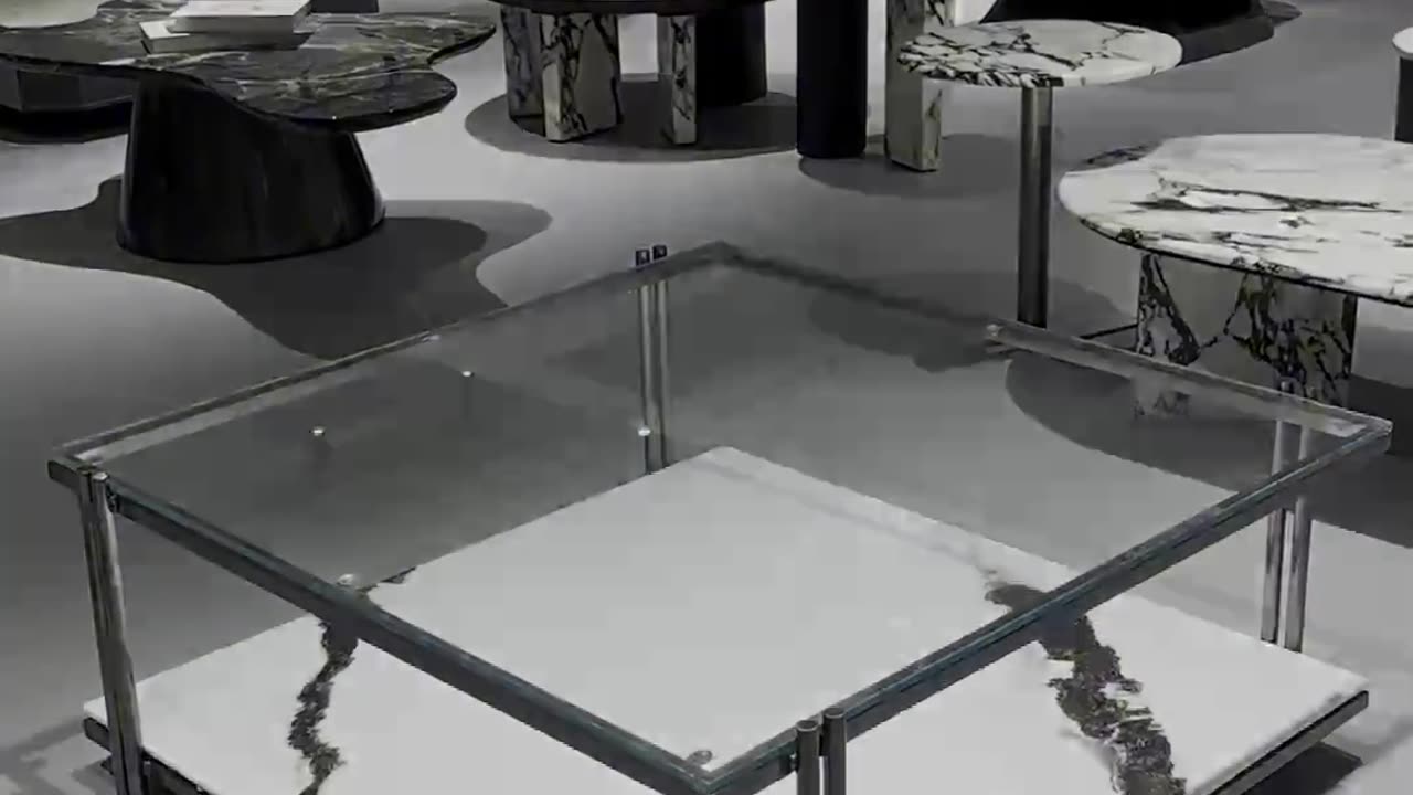 Experience the Ultimate Elegance: Flawless Nano Marble Coffee Table!