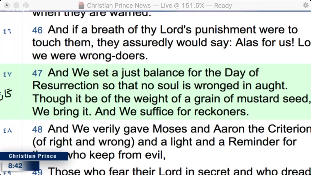 Christian Prince Look what your evil god he says