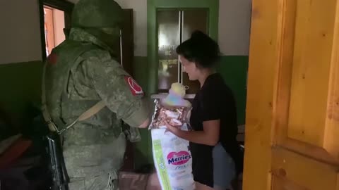 Russia delivers constantly Humanitarian Aid to the civilian population