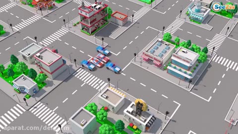 Racing Cars in 3D Animation Cars Cartoon for kids! Cars Trucks Stories