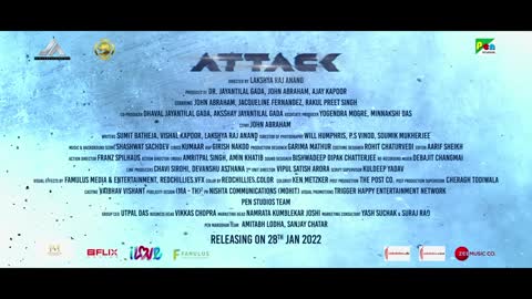 Attack Official Teaser John A, Jacqueline F, Rakul Preet S Lakshya Raj Anand Jan 28th