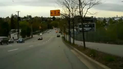 CRAZY PIT Move Caught on DashCam, Slip n Slide...