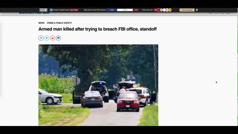 West Virginia man planted hoax bombs in federal building,Armed man killed after trying to breach FBI