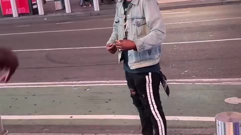 MEN GET HATE BY A CAR WHILES ARGUING