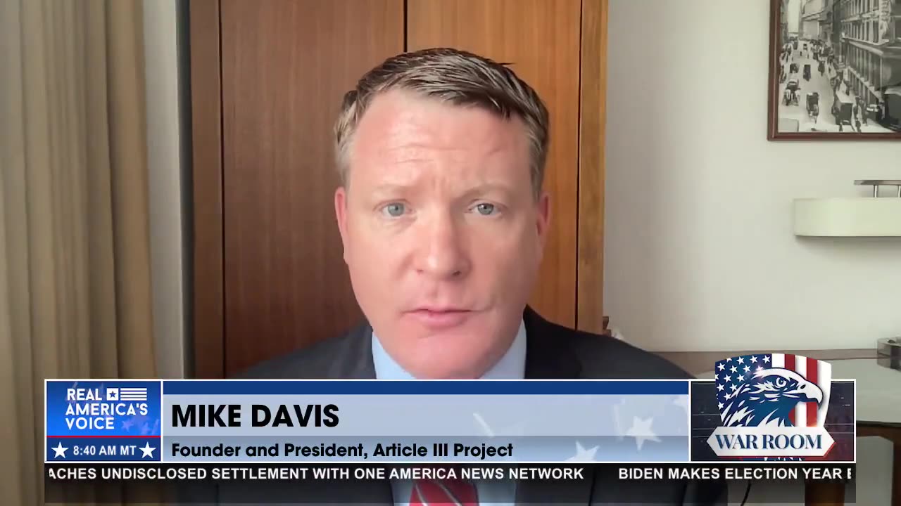 "There is no way in hell that President Trump is going to get a fair trial"