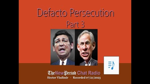 Defacto persecution - part 3
