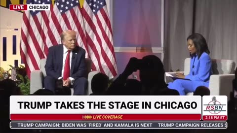 Trump calls anchor 'nasty' and 'horrible' at Black journalists convention
