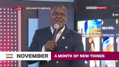 Diplomatic Service LIVE ECG -The Jesus Nation Church | Prophet Shepherd Bushiri 18.11.2024