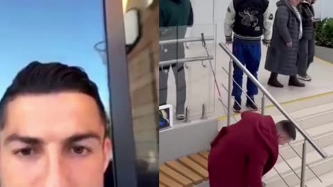 Cristiano Ronaldo React 🤣 #shorts #football #soccer #ronaldo #messi #neymar #respect #tiktok