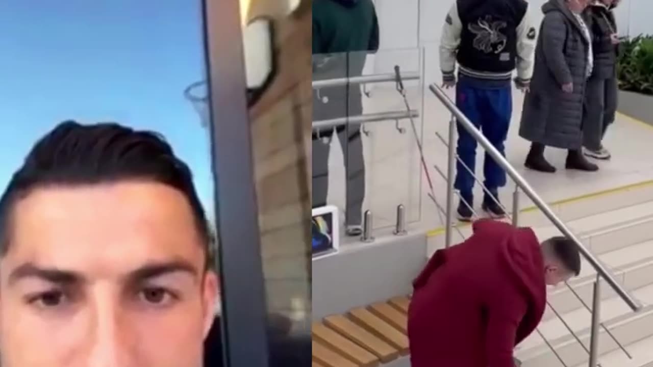 Cristiano Ronaldo React 🤣 #shorts #football #soccer #ronaldo #messi #neymar #respect #tiktok