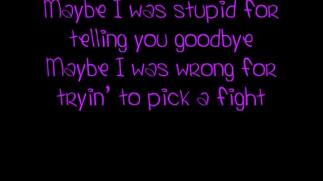 Kelly Clarkson My Life Would Suck Without You lyrics