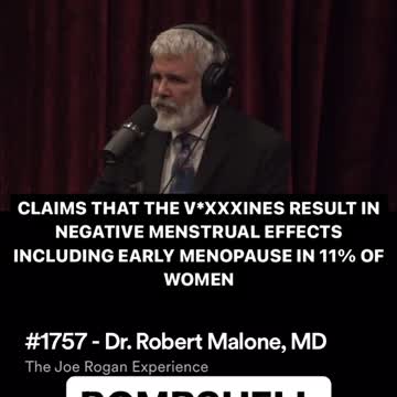 Covid dystopia: RJ Malone warns against vaccines for women who plan childbirth