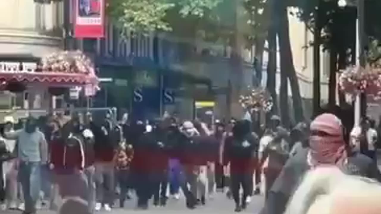 Croydon, London. Streets are taken over by armed Islamist gangs. UK has fallen!