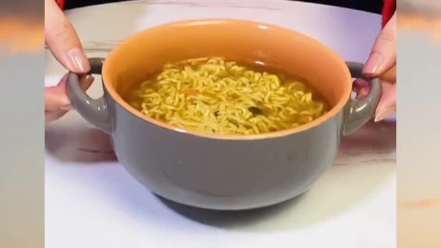 How to cook noodles with a bowl and oven