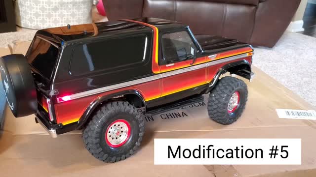 Modification #5 to the Traxxas 79 Bronco