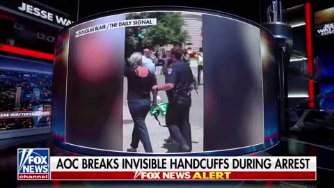 Jesse Watters: AOC put her hands into invisible handcuffs