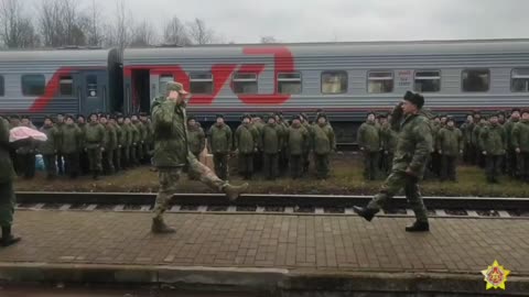 Russian soldiers continue to arrive in Belarus.