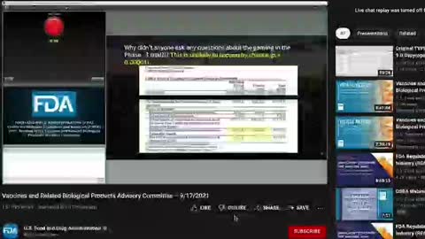 FDA Vax Panel of 17th September 2021. "We Are Killing More People Than We Are Saving With The Shots"