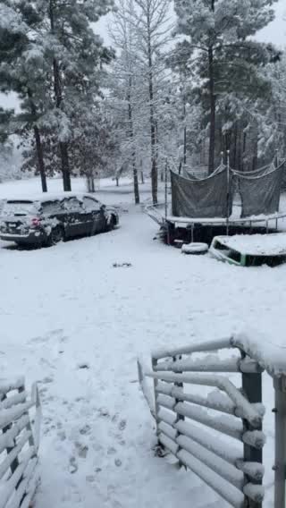 Snow in East Texas over 5 inches