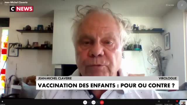 Pr Claverie virologue Émérite, vaccination enfants: augmentation de 3933% des risques de myocardites